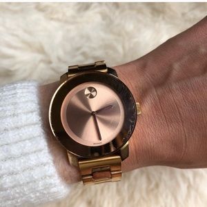 Rose Gold Movado BOLD Watch